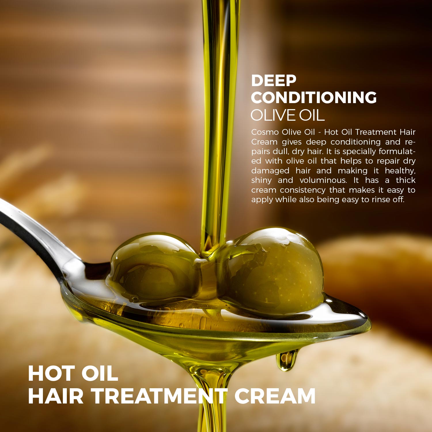 Olive Oil Hot Oil Hair Treatment Cream